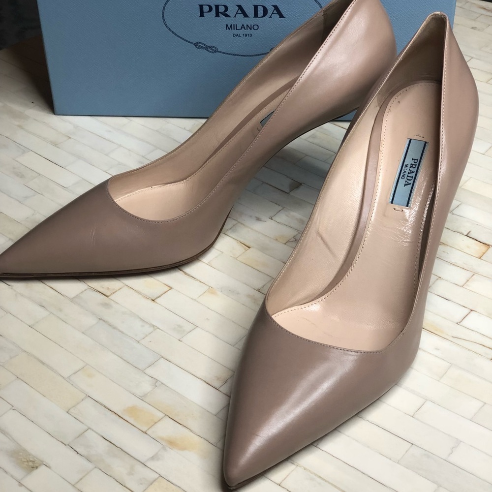 Prada Pointy Toe Heels